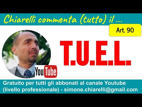 Cod094 - Chiarelli Commenta (tutto) Il TUEL (Testo Unico Enti Locali ...