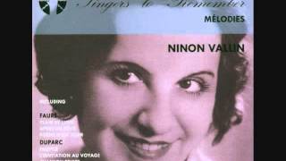 Le Secret - Ninon Vallin