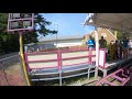 wild mouse front seat on ride 4k pov @60fps funtown splashtown