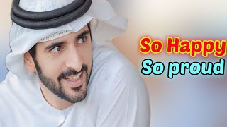 so happy so proud | Sheikh Hamdan | Fazza Prince of Dubai | Fazza Poems