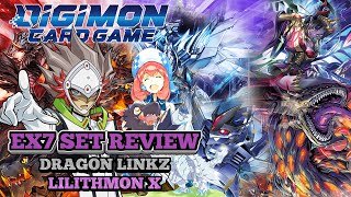 Digimon TCG | EX7 - Set Review - Digimon Liberator [Dragon Linkz] and [Lilithmon X]