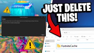 How To Fix Fortnite Crashing on PC in Chapter 6! (Fortnite Crash Reporter Fix)