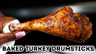 Baked Turkey Drumsticks Recipe: Crispy, Juicy, \u0026 Easy!