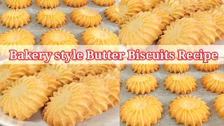 How to make Delicious butter biscuits |  Butter cookies recipe #recipe