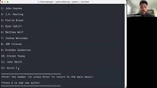 CLI Library Management System