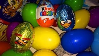 30 Яиц Сюрприз,Обзор на русском языке.Unboxing  Surprise Eggs