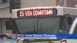 Only days left before RTD's "Zero Fare for Better Air" comes to a close