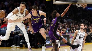 Lakers DEFENSE vs Spurs | Hustle & Transition Plays Lakeshow Highlights
