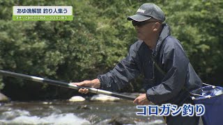 あゆ漁解禁　勝浦川に釣り人集う【テレビトクシマ】