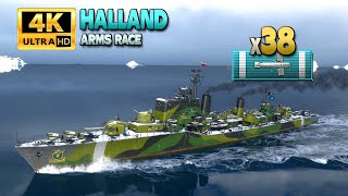 Destroyer Halland: Opponents tries to win harder - World of Warships