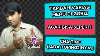 Cara Membuat Varian Menu Di Gobiz || Cara Membuat Menu Custom di Gobiz