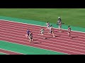 男子100m_決勝10組_第51回北海道高体連札幌支部新人陸上20190817