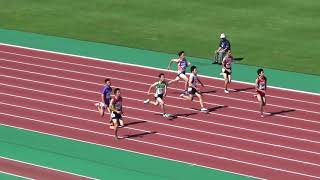 男子100m_決勝10組_第51回北海道高体連札幌支部新人陸上20190817