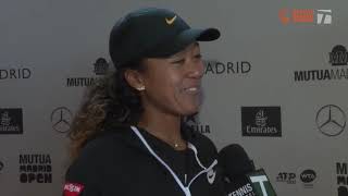 Naomi Osaka - 2019 Madrid First Round Win Tennis Channel Interview