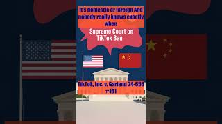 Will TikTok be banned? Free Speech v.s National Security: TikTok v. Garland #SupremeCourt #161