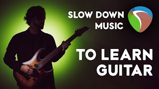 Slow Down Music To Learn Guitar Using REAPER