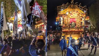 2024.8.16 浜松 笠井祭り 終盤 練り など 春日神社 大祭  浜松市中央区  屋台 曳き回し