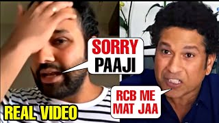 Sachin Tendulkar convinces Rohit Sharma to not join RCB after Mumbai Indian betrayed him | IPL 2024