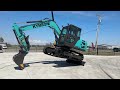 new kubota powered kymron xh80 16 500lb full size excavator lowest price on market