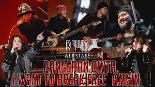 Download Mp3 Pangeran Cinta, I Want To Break Free, Angin - Dewa19 Ft Virzha & Ello [Stadium Tour 2023]