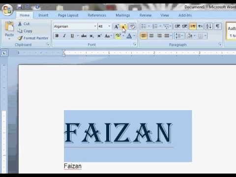 Ms Word 2007 Lec 1 in urdu Ms Word 2007 Lec 1 in urdu