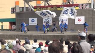 豊の国YOSAKOIまつり2013（若草公園会場）　益田蟠竜おどり隊　日本一