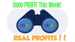 I made $900 PROFIT on eBay This Week! See what's selling...