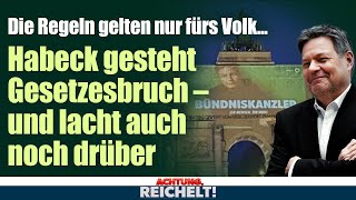 Habeck gesteht grinsend Gesetzesbruch und EU-Bürokrat will unsere Wahl annullieren | AR!,  13.01.25