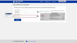 SPU My Utilities Website Tutorial | How to Add an Account