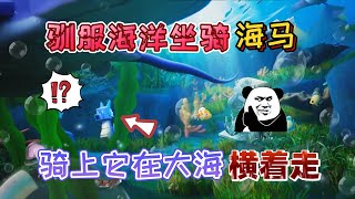 迷你世界：馴服海洋專屬坐騎“海馬”騎上它進入大海冒險暢通無阻