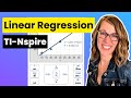 Learn Linear Regression on TI NSpire CX II in less than 5 Minutes!