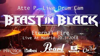 Atte P. Live Drum Cam, Beast In Black - Eternal Fire