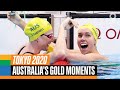 🇦🇺 🥇 Australia's gold medal moments at #Tokyo2020 | Anthems