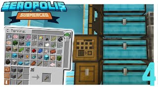 The Best Early Game Storage - Ep4 - Seaopolis: Submerged (Minecraft)