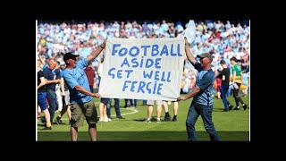 Sir Alex Ferguson receives emotional outpour of support as the football world unites