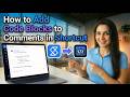 How to Add Code Blocks to Comments in Shortcut