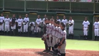 川商野球部 2015年　第97回　夏大 VS 永谷高校 ９回裏