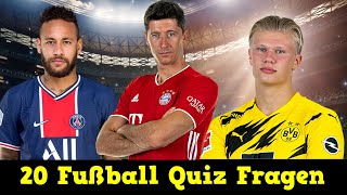 20 Fußball Quiz Fragen mit FC Bayern, Neymar, Bundesliga - Fußball Quiz 2022