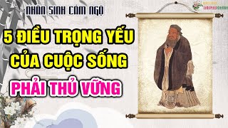 5 điều trọng yếu làm nên phúc họa đời người cần khắc ghi thủ vững để sống hạnh phúc an nhiên