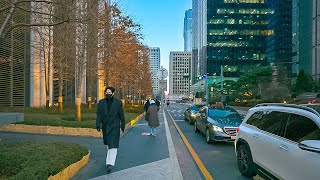 Walking Tour Seoul City Financial District from Day to Night | Korea Travel 4K HDR
