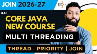 Java Multithreading in Hindi | Thread vs Process | Thread Creation | Core Java
