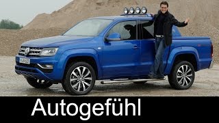 VW Volkswagen Amarok Aventura FULL REVIEW V6 TDI test driven offroad onroad new Facelift neu 2017