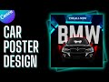 Car poster design in canva tutorial by DLC Ventures India