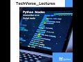 Python Full Course ❤️| Python Mode | Interactive Vs Script Mode Lecture 4 