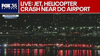 LIVE: American Airlines jet, military helicopter crash in DC; search-and-rescue underway