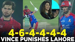 PSL 9 | James Vince Punishing Qalandars | Karachi Kings vs Lahore Qalandars | Match 26 | M1Z2A