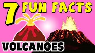 7 FUN FACTS ABOUT VOLCANOES! VOLCANO FACTS FOR KIDS! Lava! Magma! Learning Colors! Eruption! Puppet!