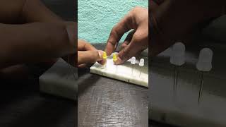how to do parallel connection on breadboard//#shortsfeed #breadboard #battery