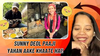 Himachali Pahadi Didi's Desi Food | Sunny Deol also comes here. Jana Waterfall | Himachal Food Tour