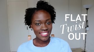 Dry Twist Out On Short Natural Hair